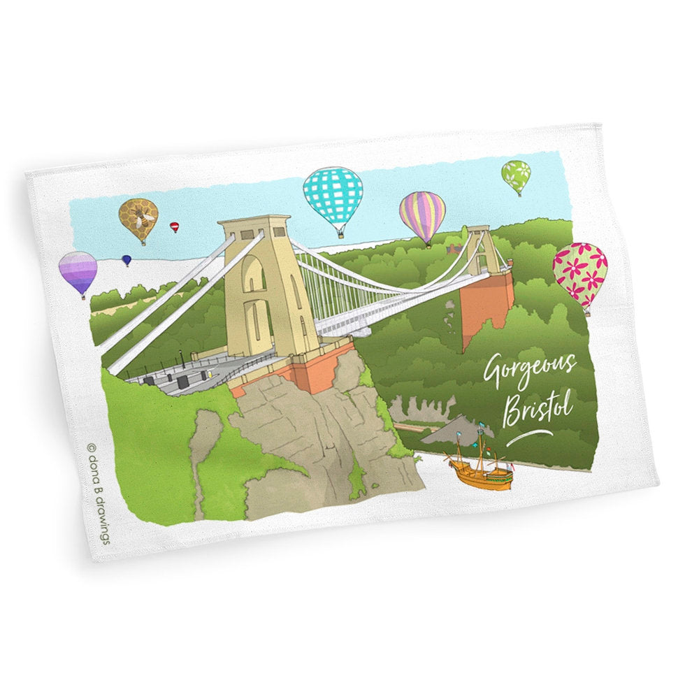 Bristol Tea Towel - Gorgeous Bristol