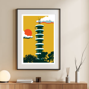 Purdown Tower, Bristol print by Susan Taylor