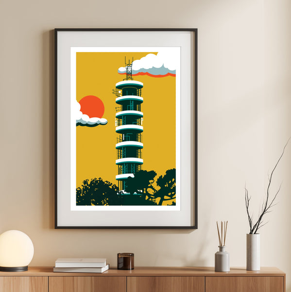 Purdown Tower, Bristol print by Susan Taylor