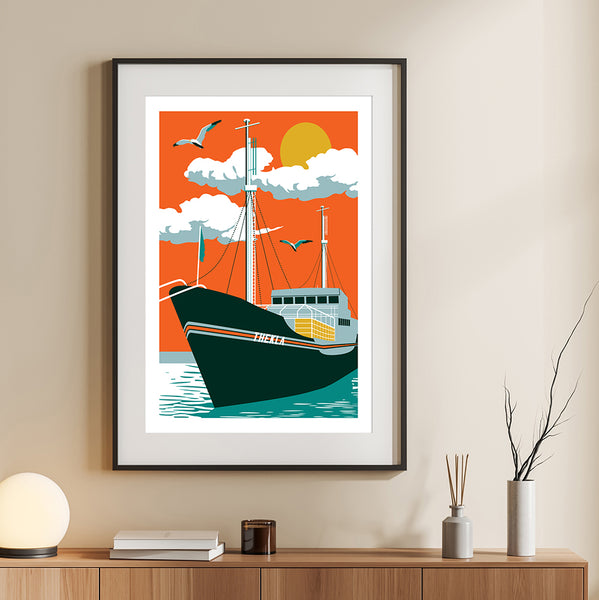 Bristol Music venues – Thekla print by Susan Taylor