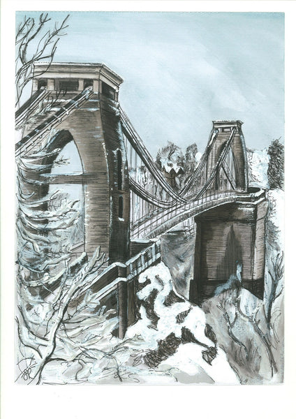 Clifton Suspension Bridge Limited Edition Giclée Print by Susie Ramsay | The Bristol Shop