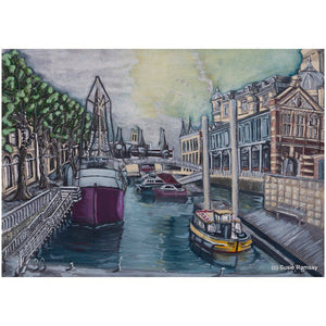 Bristol Harbourside Greetings Card by Susie Ramsay | The Bristol Shop