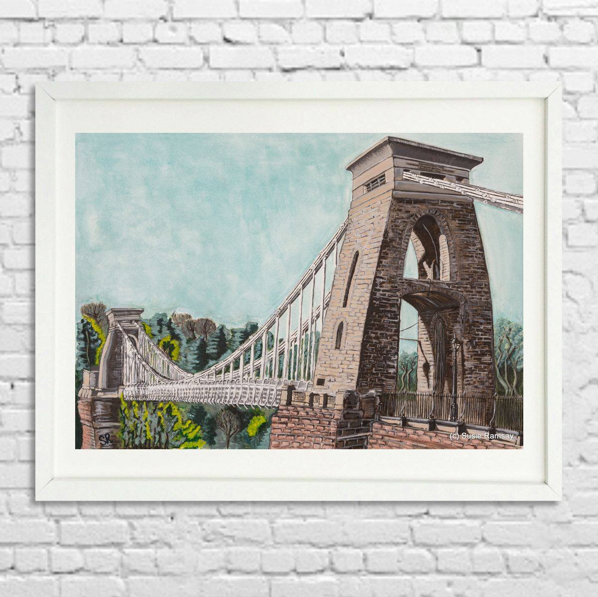 Clifton Suspension Bridge Limited Edition Giclée Print by Susie Ramsay | The Bristol Shop