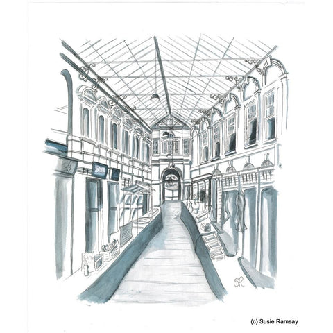 The Glass Arcade Postcard by Susie Ramsay | The Bristol Shop