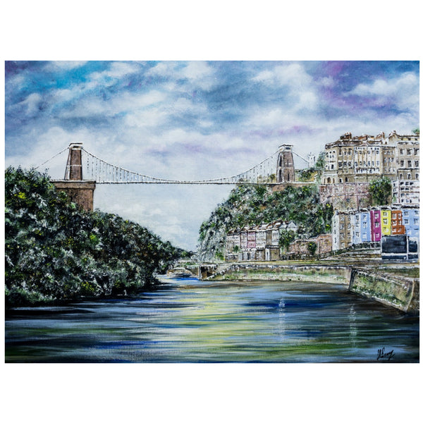 Clifton Suspension Bridge A5 - A1 Giclée Print by Lynette Bower